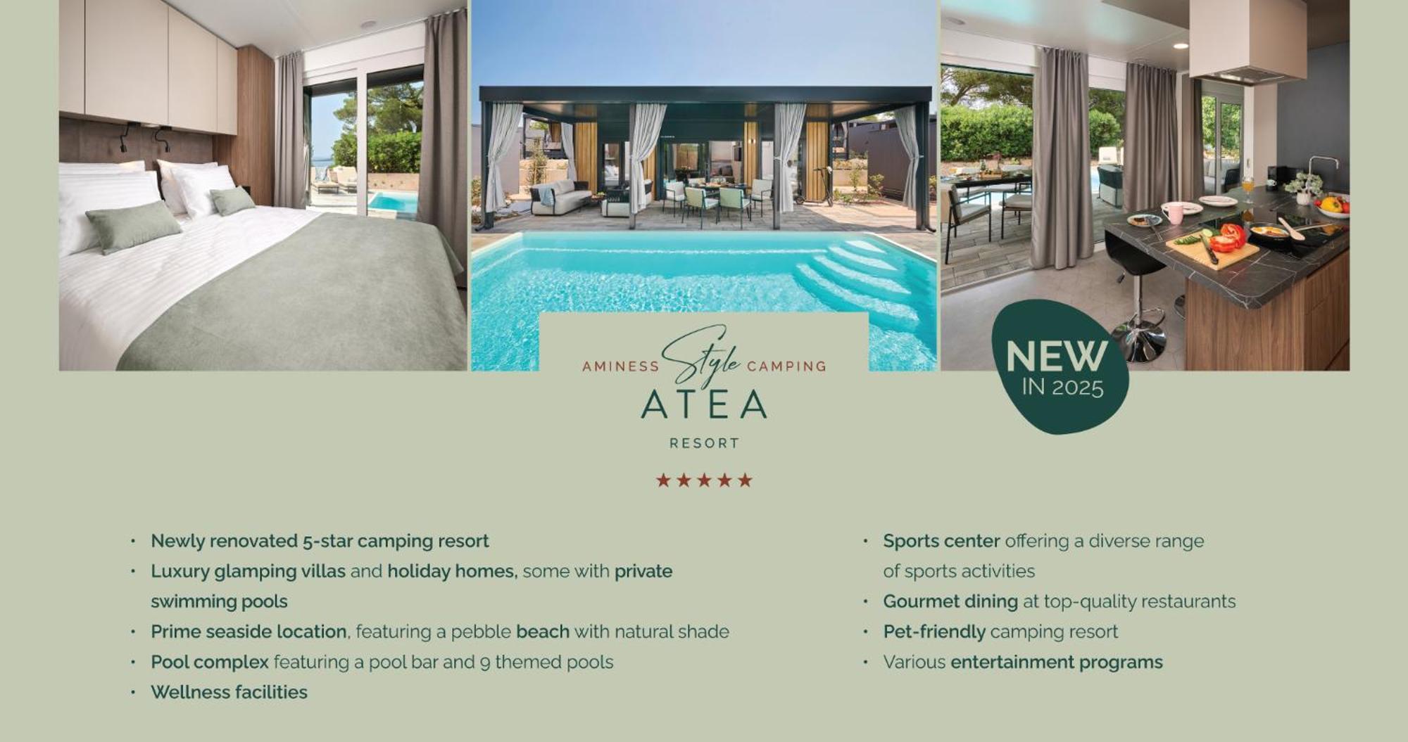 Luxe Glamping Villa met Uitzicht op het Zwembad