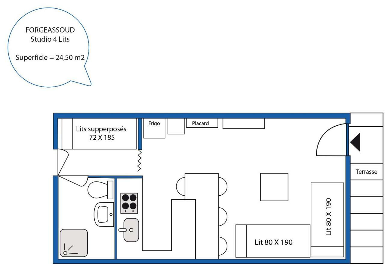 Studio Standard (2 Adultes + 2 Enfants)