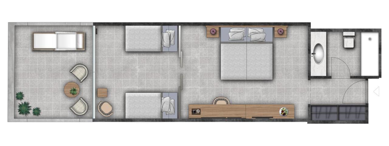 Chambre familiale avec Vue sur la Mer