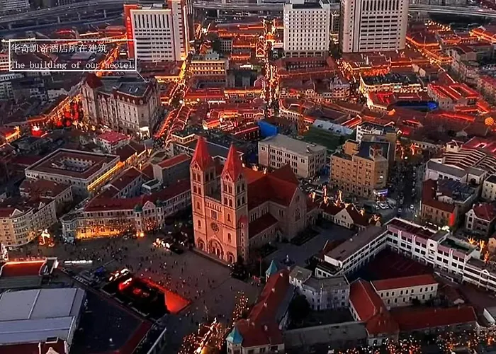 Hua Qi Kaiserdom Hotel Zhongshan Road St Michael's Cathedral&Zhanqiao Pier Qingdao